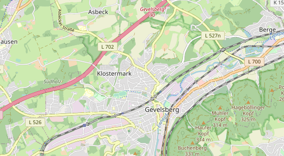 Monteurzimmer auf Karte