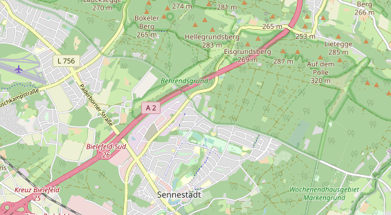 Monteurzimmer auf Karte