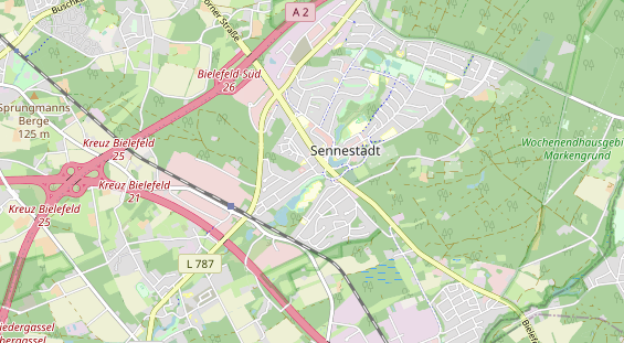 Monteurzimmer auf Karte