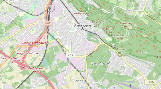 Monteurzimmer auf Karte