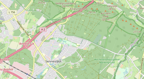 Monteurzimmer auf Karte