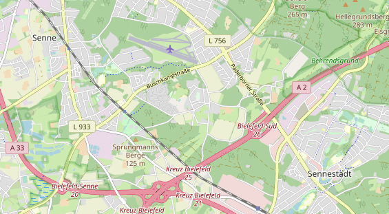 Monteurzimmer auf Karte