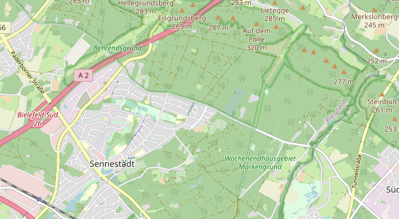 Monteurzimmer auf Karte