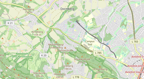 Monteurzimmer auf Karte