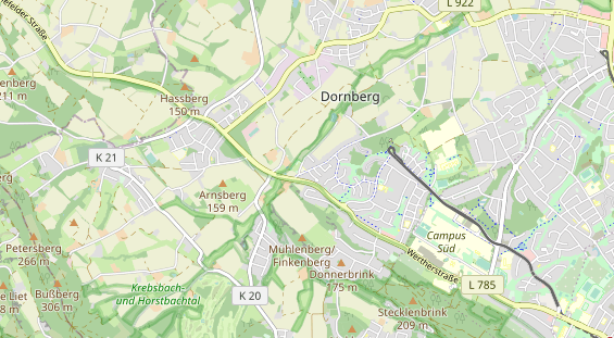 Monteurzimmer auf Karte