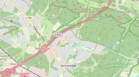 Monteurzimmer auf Karte
