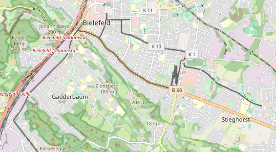 Monteurzimmer auf Karte