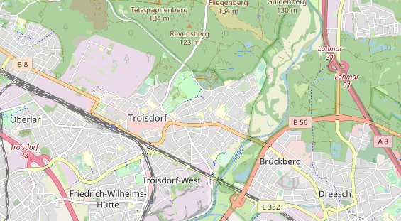 Monteurzimmer auf Karte
