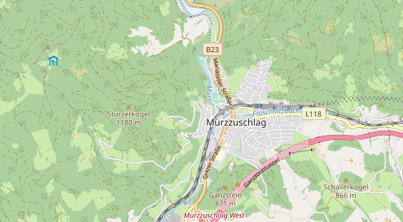 Monteurzimmer auf Karte