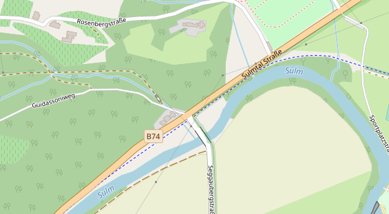 Monteurzimmer auf Satellitenbild