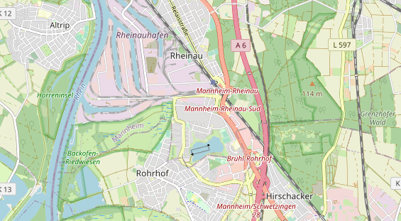 Monteurzimmer auf Karte