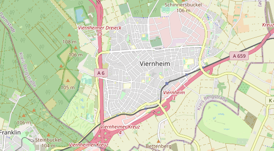 Monteurzimmer auf Karte