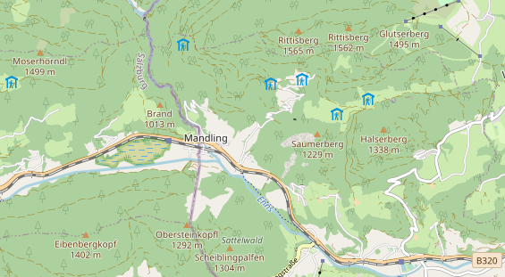 Monteurzimmer auf Karte