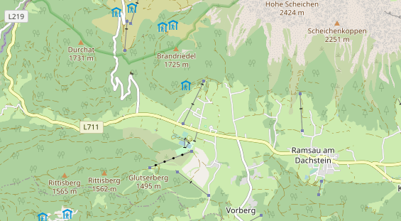 Monteurzimmer auf Karte