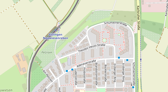 Monteurzimmer auf Satellitenbild