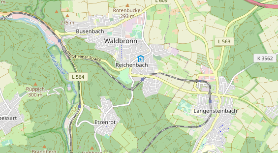 Monteurzimmer auf Karte