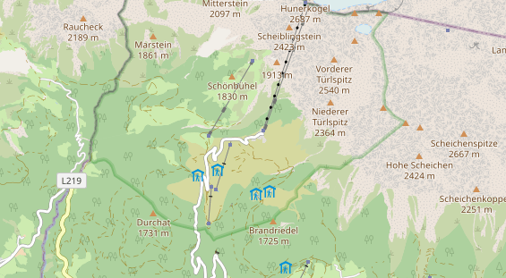 Monteurzimmer auf Karte