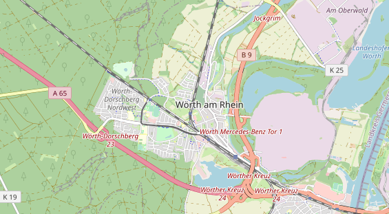 Monteurzimmer auf Karte
