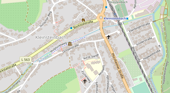 Monteurzimmer auf Satellitenbild