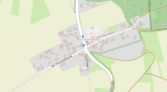 Monteurzimmer auf Satellitenbild