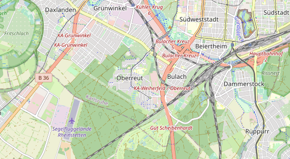 Monteurzimmer auf Karte