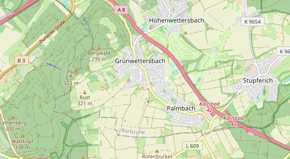 Monteurzimmer auf Karte