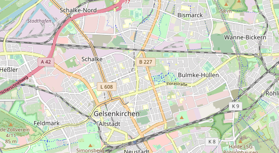 Monteurzimmer auf Karte