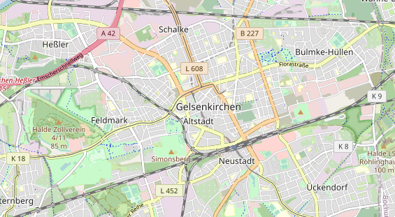 Monteurzimmer auf Karte