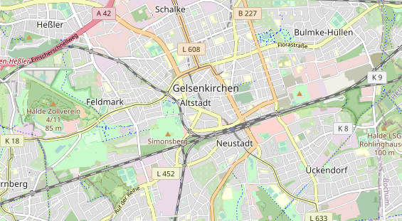 Monteurzimmer auf Karte
