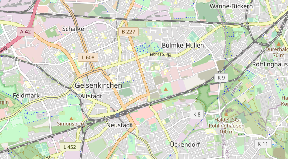 Monteurzimmer auf Karte