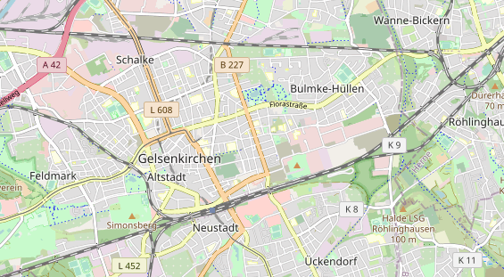 Monteurzimmer auf Karte