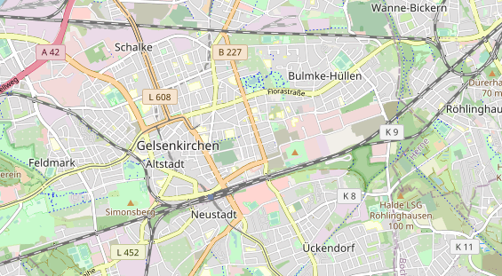 Monteurzimmer auf Karte