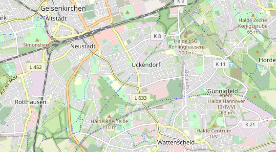 Monteurzimmer auf Karte