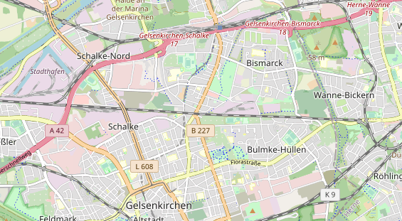 Monteurzimmer auf Karte