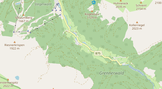 Monteurzimmer auf Karte