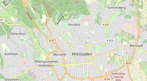 Monteurzimmer auf Karte