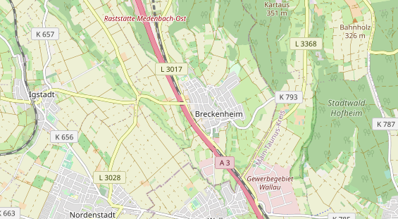 Monteurzimmer auf Karte