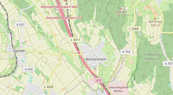 Monteurzimmer auf Karte