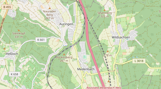 Monteurzimmer auf Karte