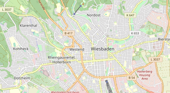 Monteurzimmer auf Karte