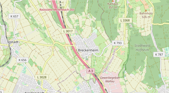 Monteurzimmer auf Karte