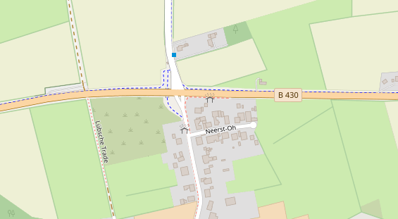 Monteurzimmer auf Satellitenbild