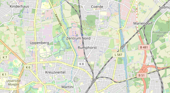 Monteurzimmer auf Karte