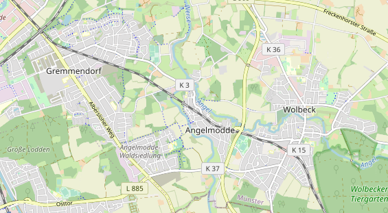 Monteurzimmer auf Karte