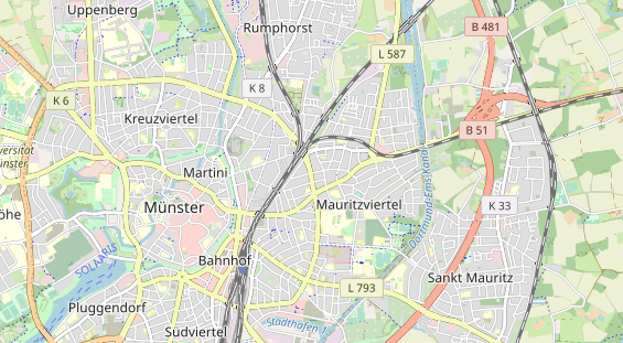 Monteurzimmer auf Karte