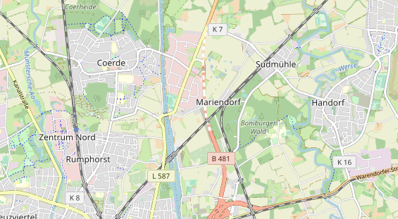 Monteurzimmer auf Karte