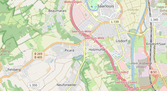 Monteurzimmer auf Karte