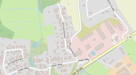 Monteurzimmer auf Satellitenbild