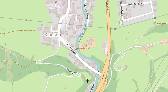 Monteurzimmer auf Satellitenbild