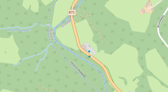Monteurzimmer auf Satellitenbild
